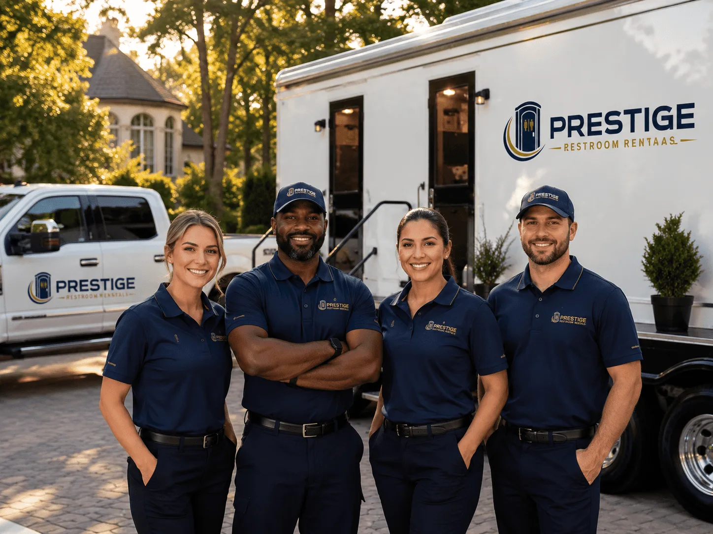 Trusted Luxury Portable Restrooms company in Flom, MN